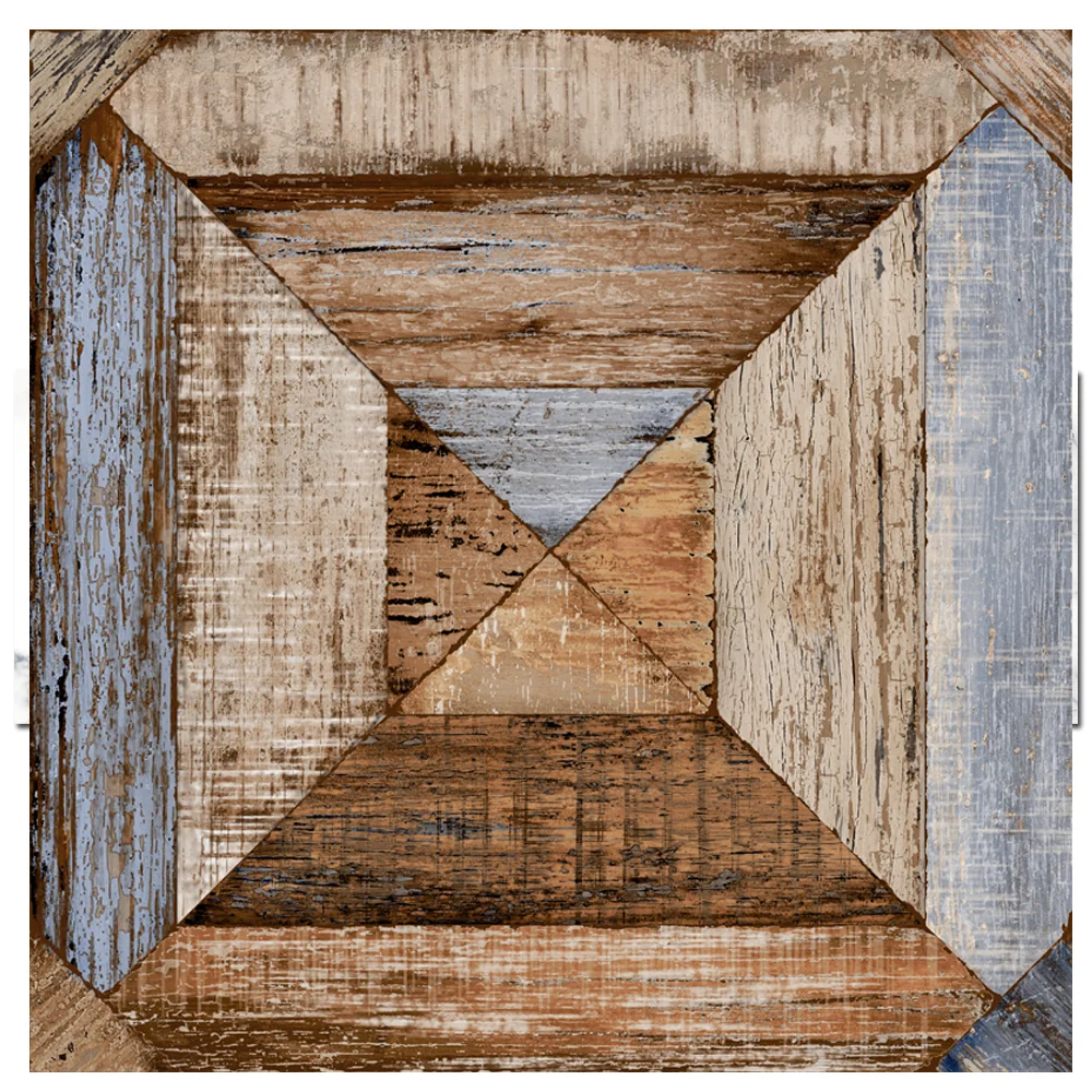 Gresie Tip Parchet Exterior / Interior Rustic Wood 45 x 45 cm Mata Portelanata