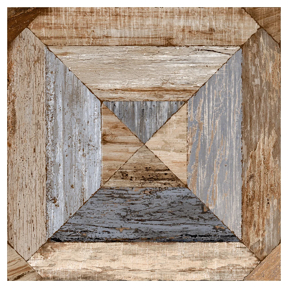 Gresie Tip Parchet Exterior / Interior Rustic Wood 45 x 45 cm Mata Portelanata