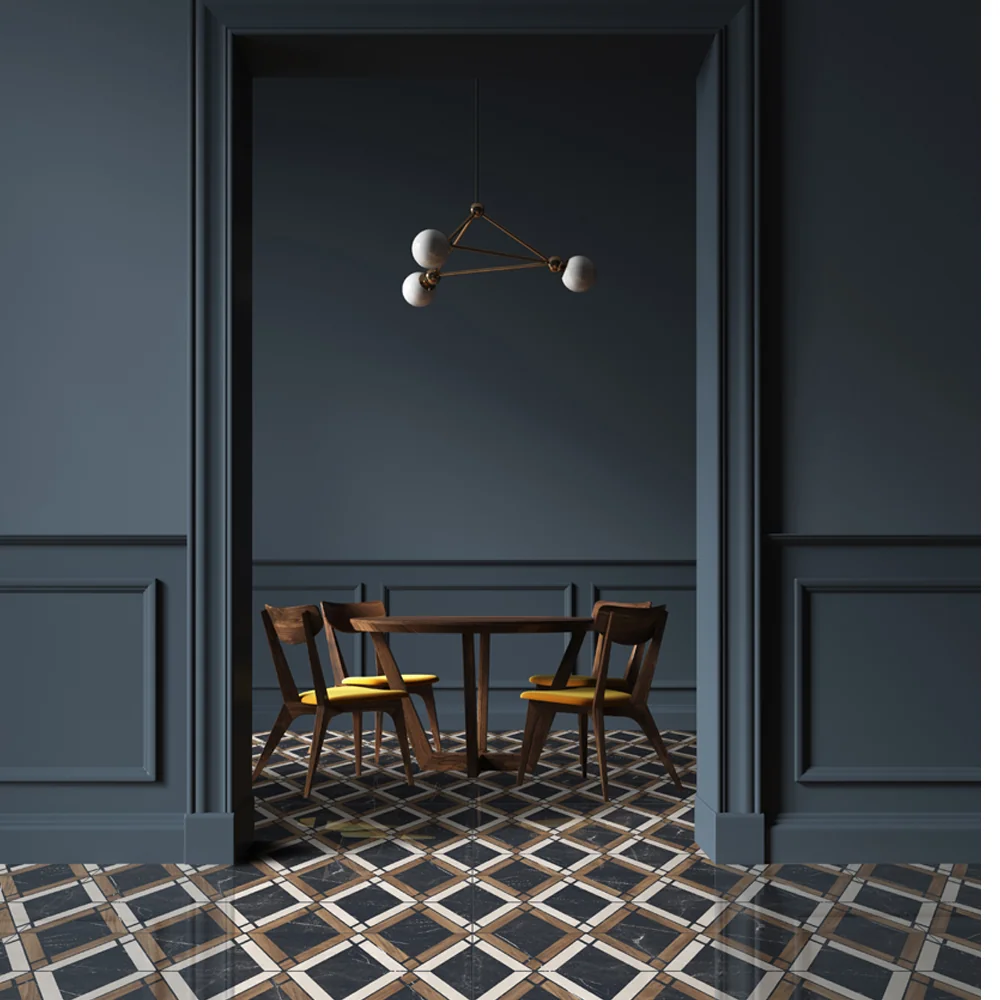 Gresie Exterior / Interior Portelanata Marco Polo Mix Decor 58 X 118 Cm Lucioasa Rectificata