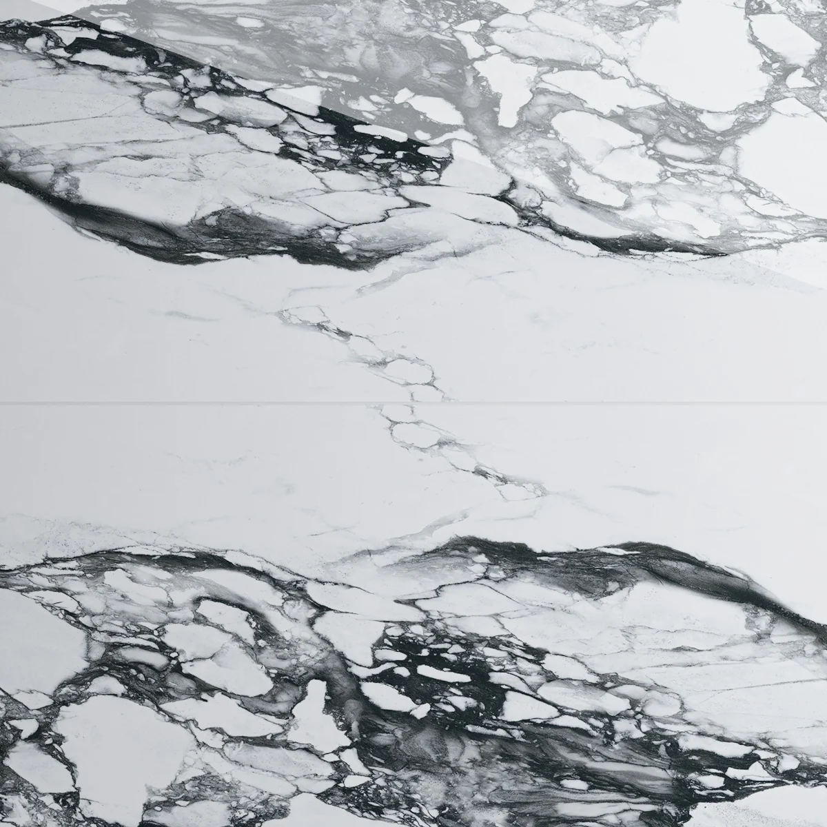 Gresie Exterior / Interior Portelanata Renoir White 60 x 120 cm Lucioasa Rectificata Tip Marmura