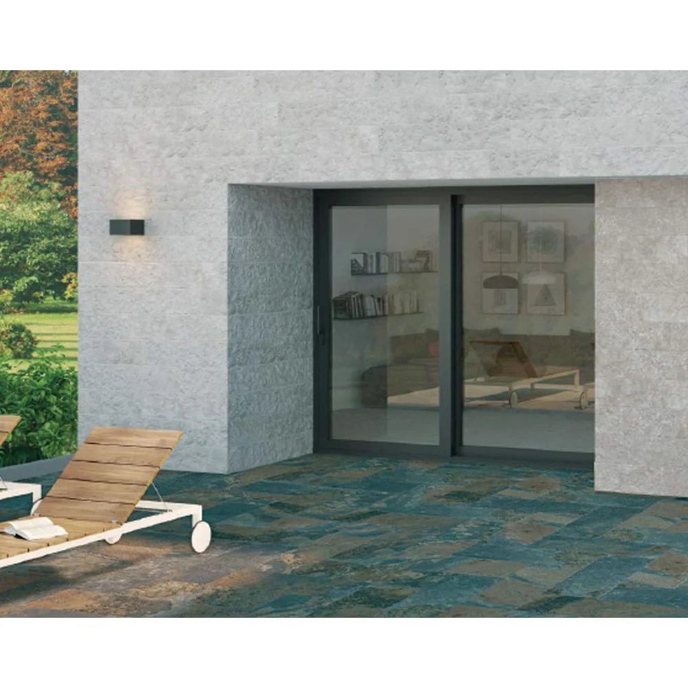 Gresie Exterior / Interior Portelanata Bierzo 21 x 56 Cm Mata Rectificata Aspect Ciment