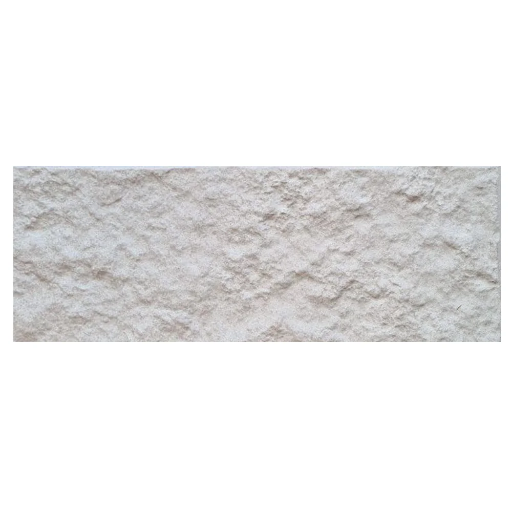 Placă Murală Porțelanată Pierre Ivory 21 x 56