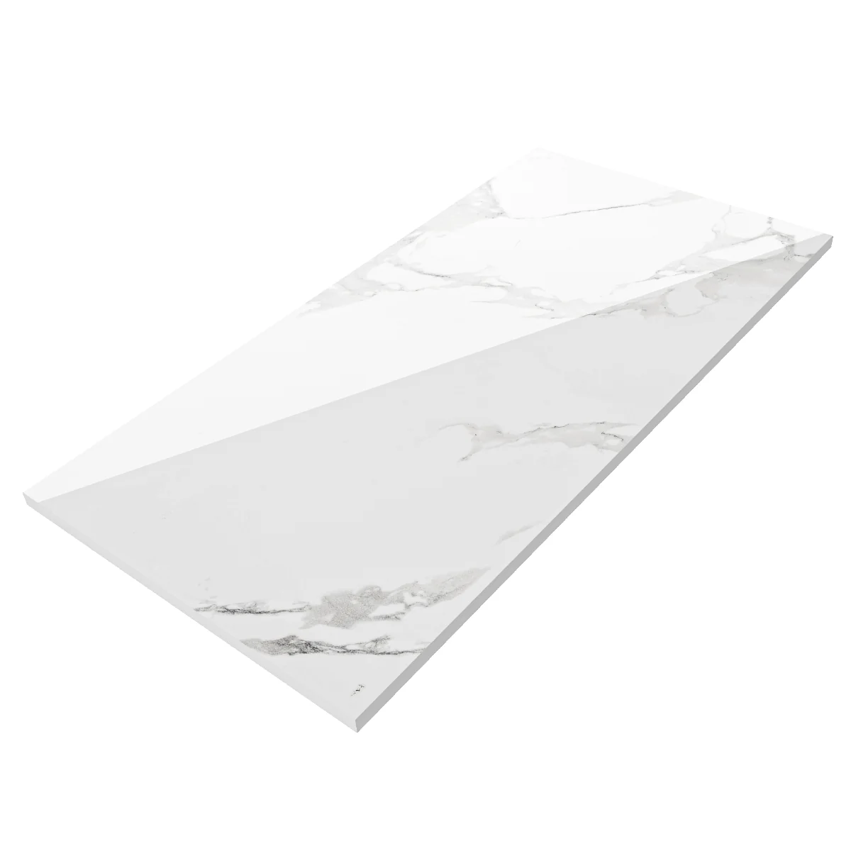 Gresie Portelanata Exterior / Interior Carrara White Bookmatch A 60 X 120 Cm Lucioasa Rectificata Tip Marmura