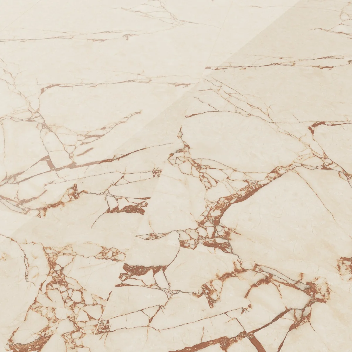 Gresie Exterior / Interior Portelanata Titan Crema 60 x 120 cm Lucioasa Rectificata Tip Marmura