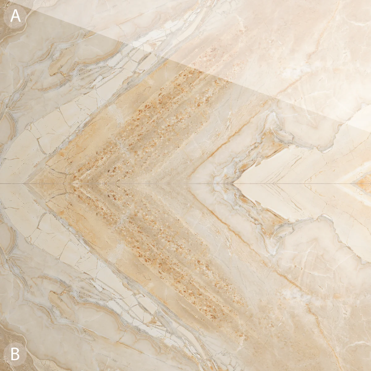 Gresie Exterior / Interior Portelanata Octa Brown Bookmatch B 60 x 120 cm Lucioasa Rectificata Tip Marmura