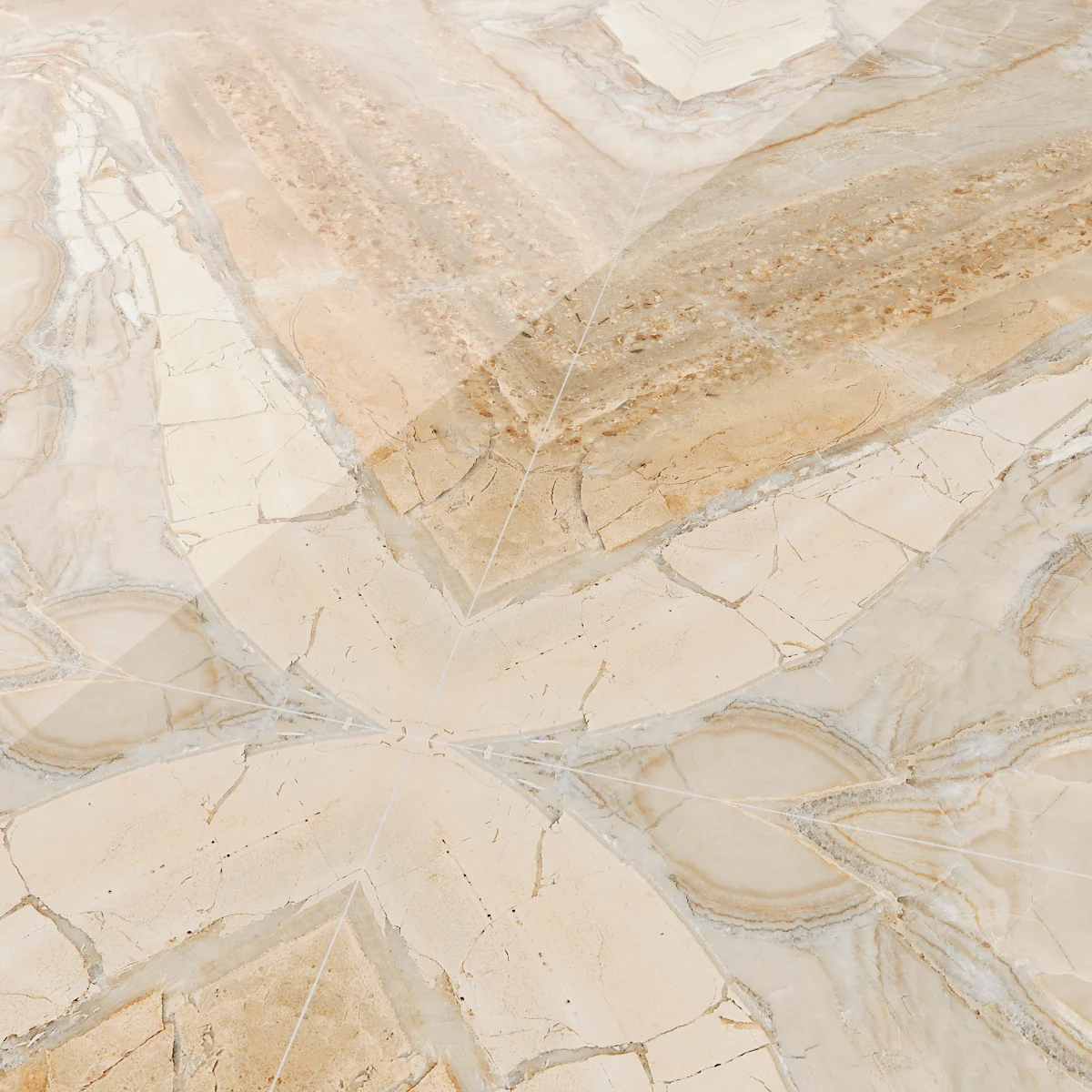 Gresie Exterior / Interior Portelanata Octa Brown Bookmatch B 60 x 120 cm Lucioasa Rectificata Tip Marmura