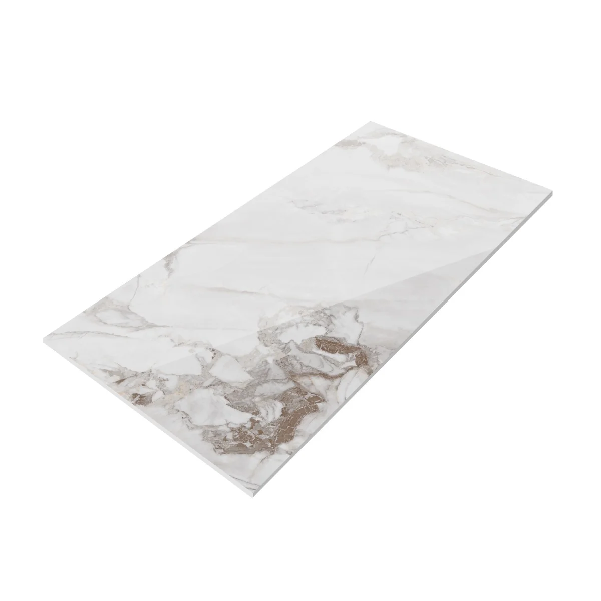 Gresie Exterior / Interior Portelanata Monte Pulciano 60 x 120 Cm Lucioasa Rectificata Tip Marmura