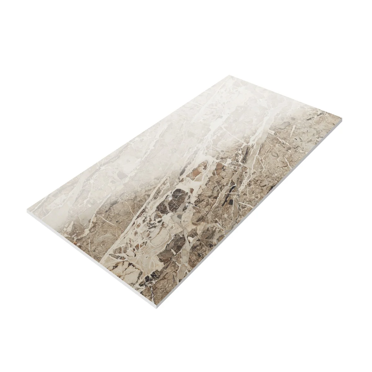 Gresie Portelanata Exterior / Interior Blue Brescia 60 x 120 Cm Lucioasa Rectificata Tip Piatra Naturala