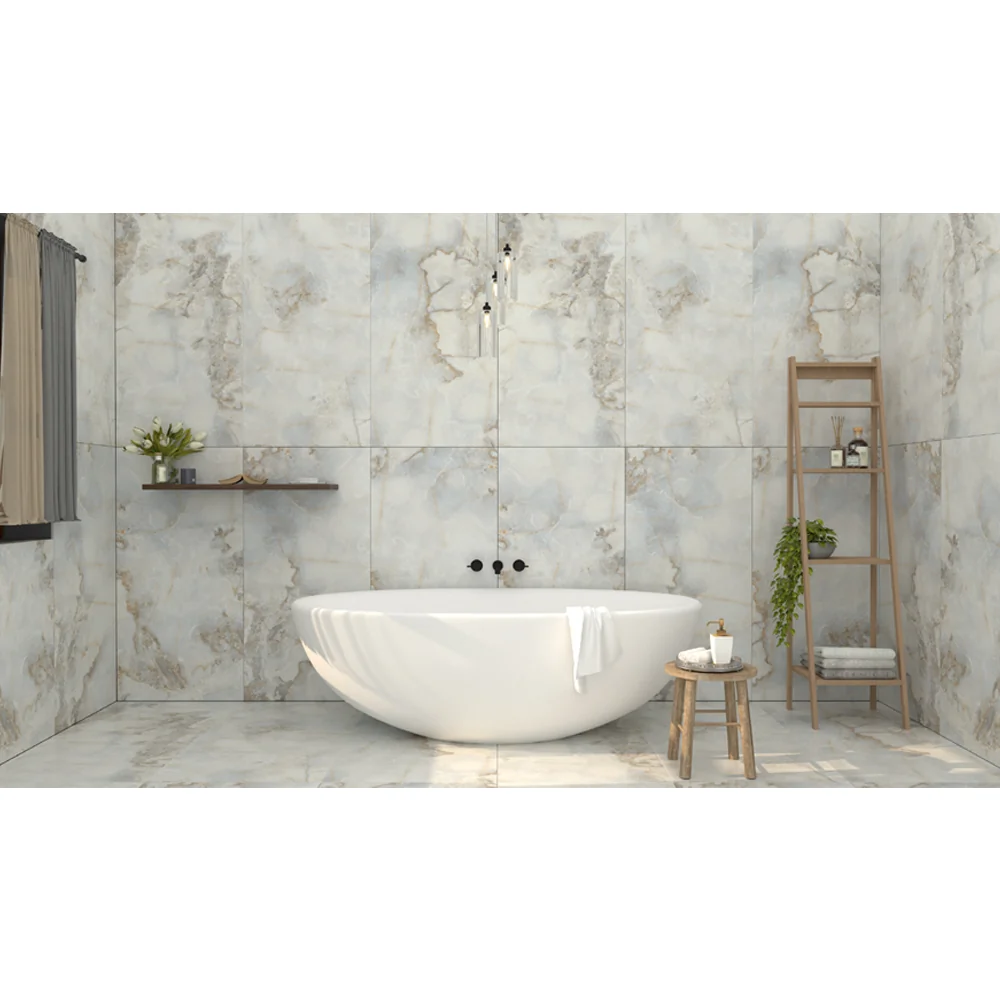 Gresie Exterior / Interior Portelanata Salerno 45 x 45 cm Lucioasa Tip Marmura