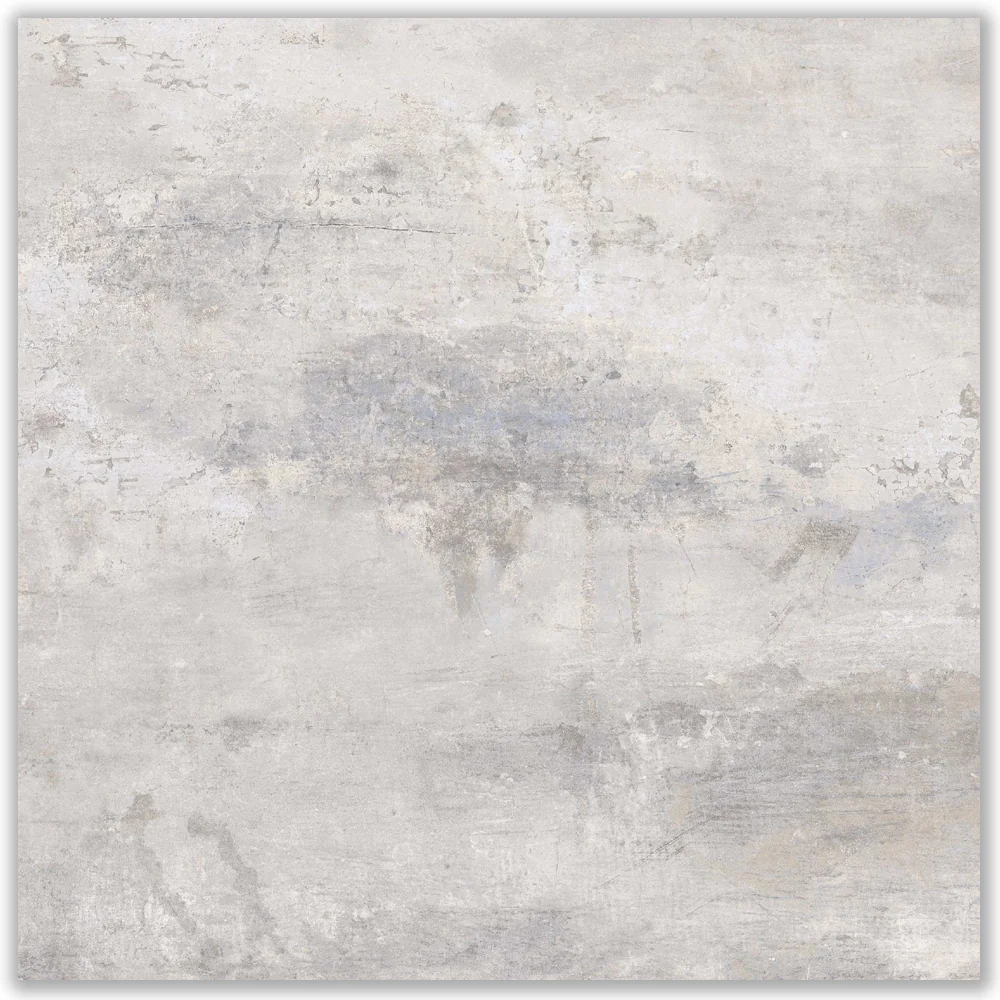 Gresie Exterior / Interior Portelanata Fossil Grey 45 x 45 cm Lucioasa Aspect Ciment
