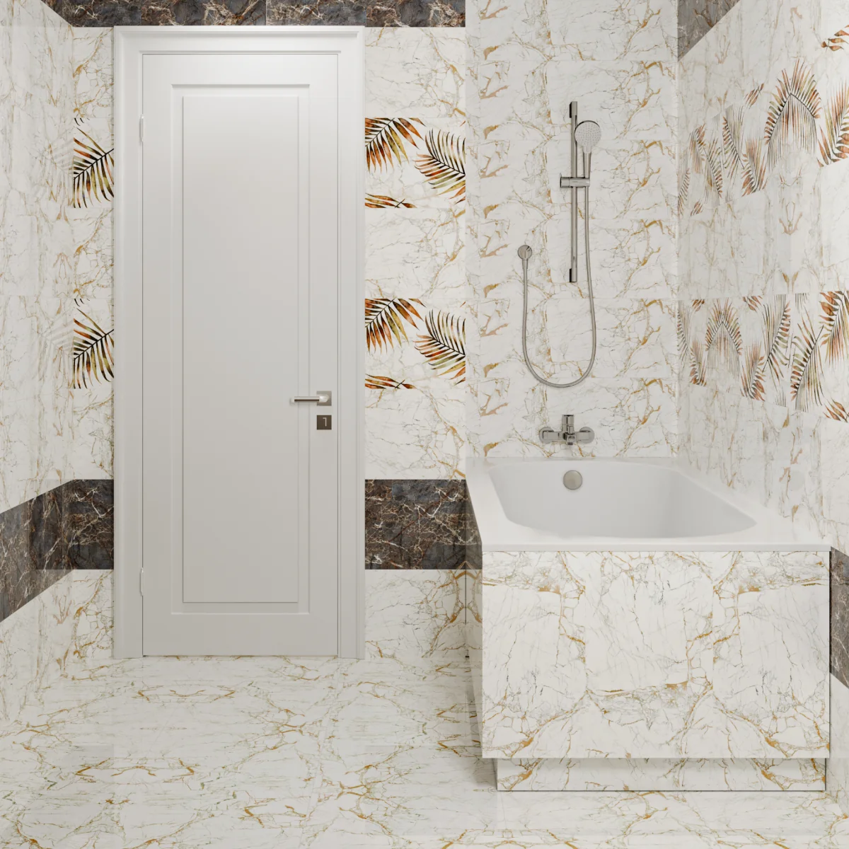 Faianta Decorativa Rectificata Amazon Leaf 30 x 75