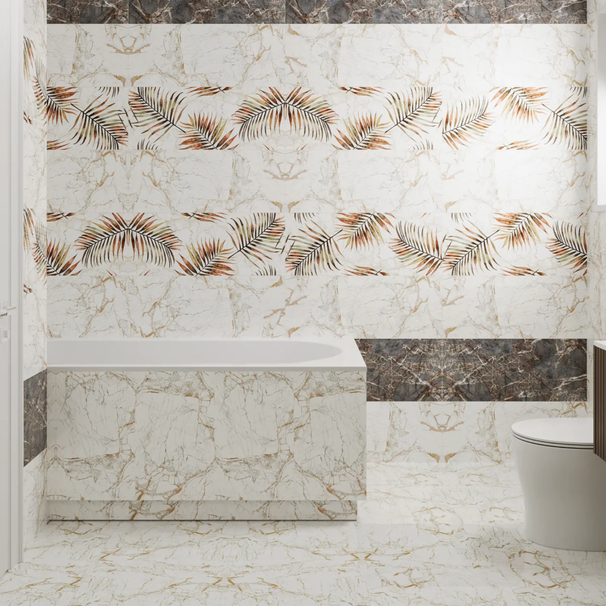 Faianta Rectificata Amazon Bone 30 x 75 Lucioasa