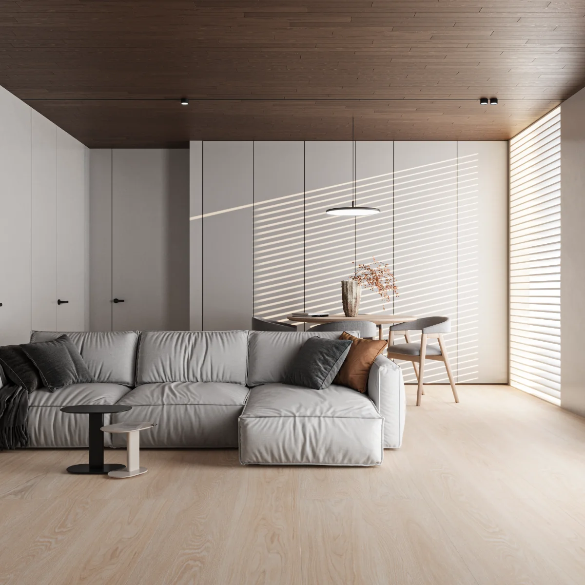 Gresie Tip Parchet Exterior / Interior Crema Oak Wood 60 x 120 Cm Mata Portelanata Rectificata