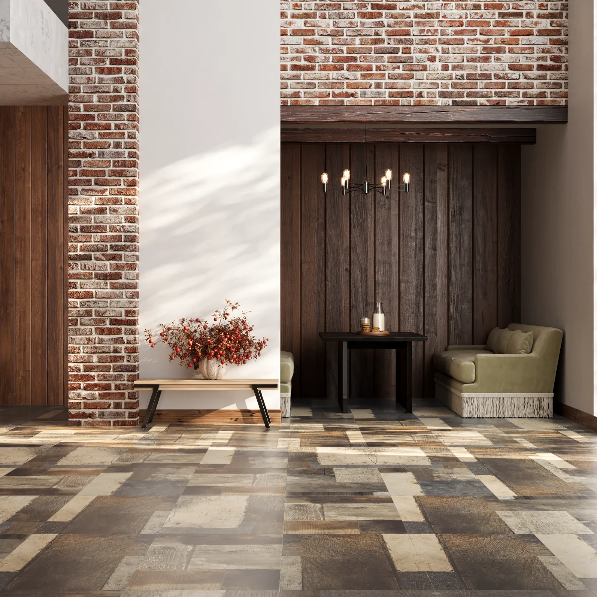 Gresie Tip Parchet Exterior / Interior Bad Wood 60 x 120 Cm Mata Portelanata Rectificata