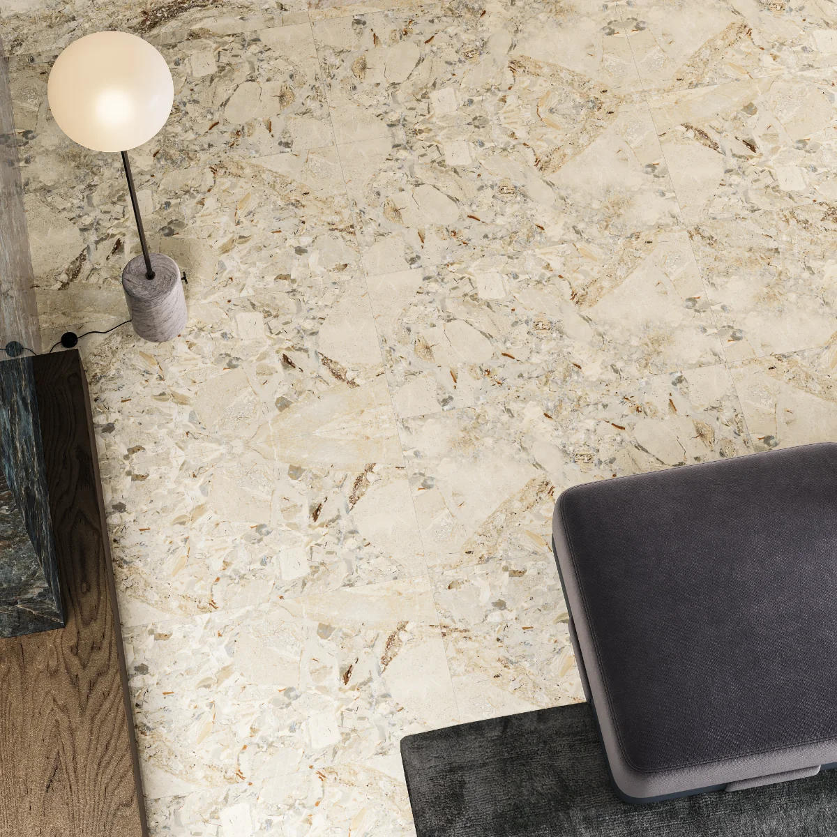 Gresie Rectificata Exterior / Interior Era Stone 60 x 120 cm Lucioasa Portelanata Tip Piatra Naturala