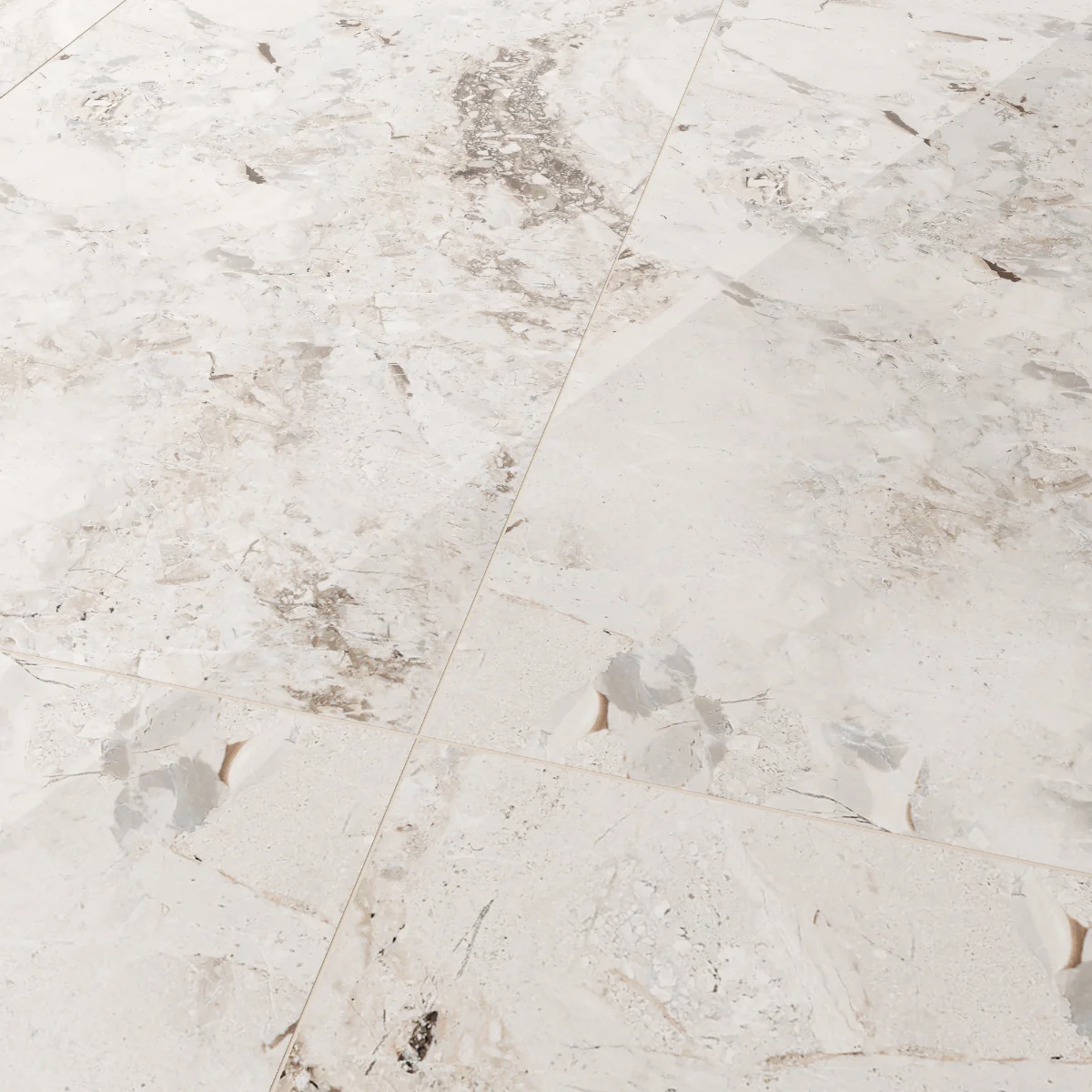 Gresie Rectificata Exterior / Interior Era Stone White 60 x 120 Cm Lucioasa Portelanata Tip Piatra Naturala