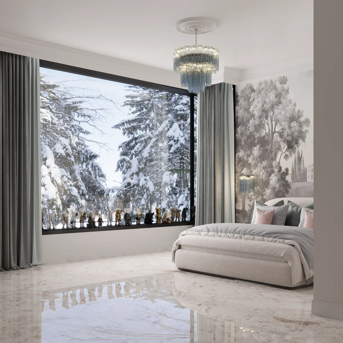 Gresie Rectificata Exterior / Interior Era Stone White 60 x 120 Cm Lucioasa Portelanata Tip Piatra Naturala