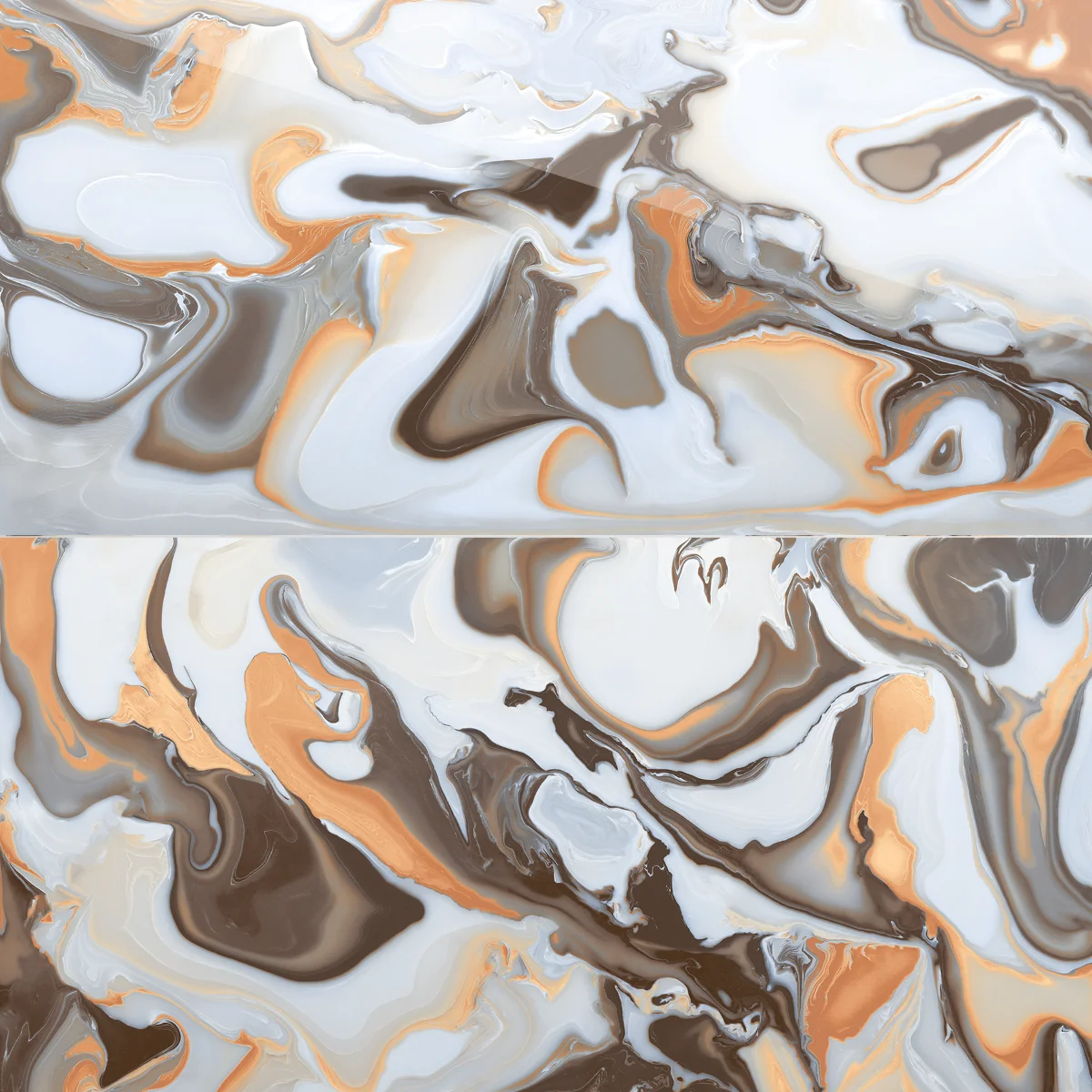 Gresie Rectificata Exterior / Interior Milky Cappuccino 60 x 120 Cm Lucioasa Portelanata Tip Marmura