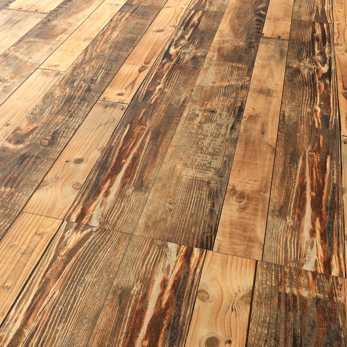 Gresie Tip Parchet Exterior / Interior Luxewood Antique 60 x 120 cm Mata Portelanata Rectificata