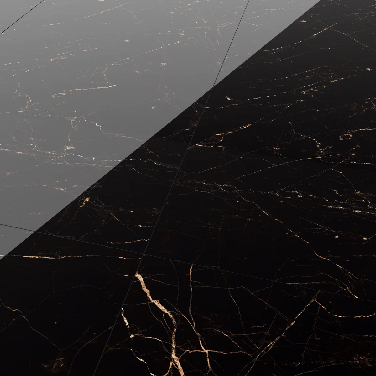 Gresie Exterior / Interior Porțelanată Armani Brown 60 x 120 cm Lucioasă Rectificată Tip Marmură