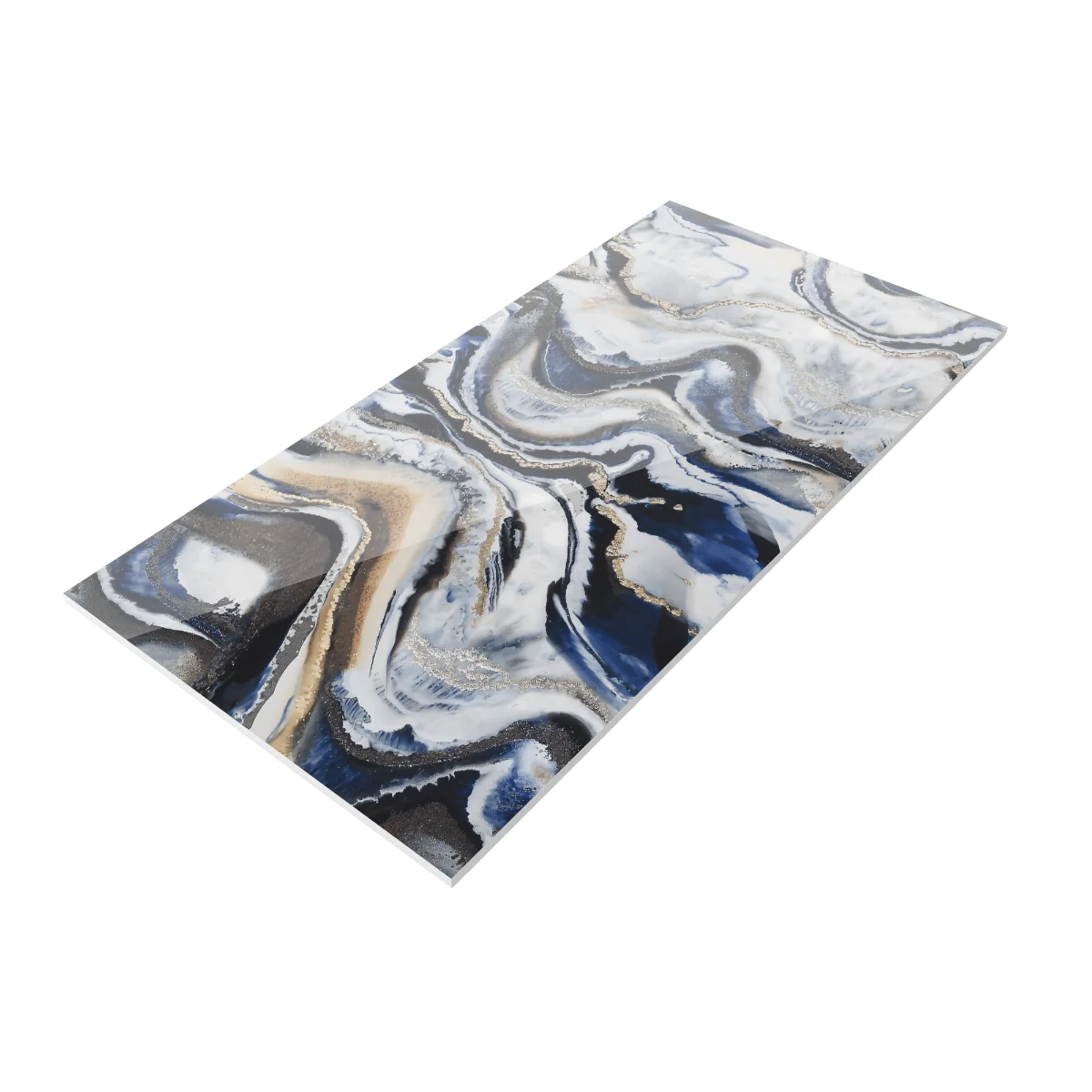 Gresie Rectificata Exterior / Interior Kerado Natural 60 x 120 cm Lucioasa Portelanata Tip Marmura