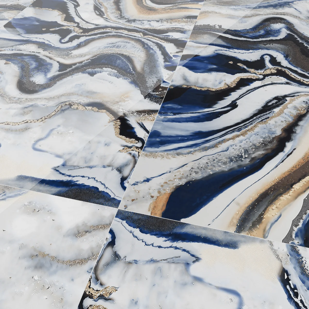 Gresie Rectificata Exterior / Interior Kerado Natural 60 x 120 cm Lucioasa Portelanata Tip Marmura