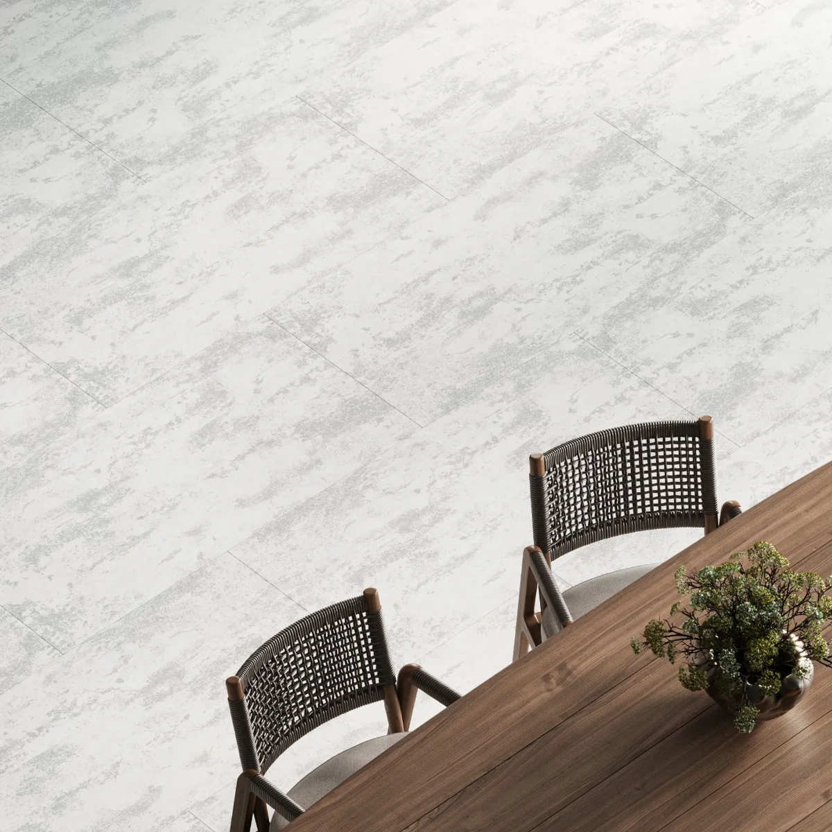 Gresie Exterior / Interior Antiderapantă Stormstone Light Metallic 60 x 120 cm Mată Porțelanată Rectificată Aspect Ciment