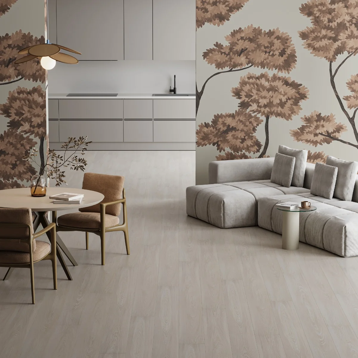 Parchet Laminat Wood Avsa Oak 10mm Clasa 32 AC4 Crem Deschis