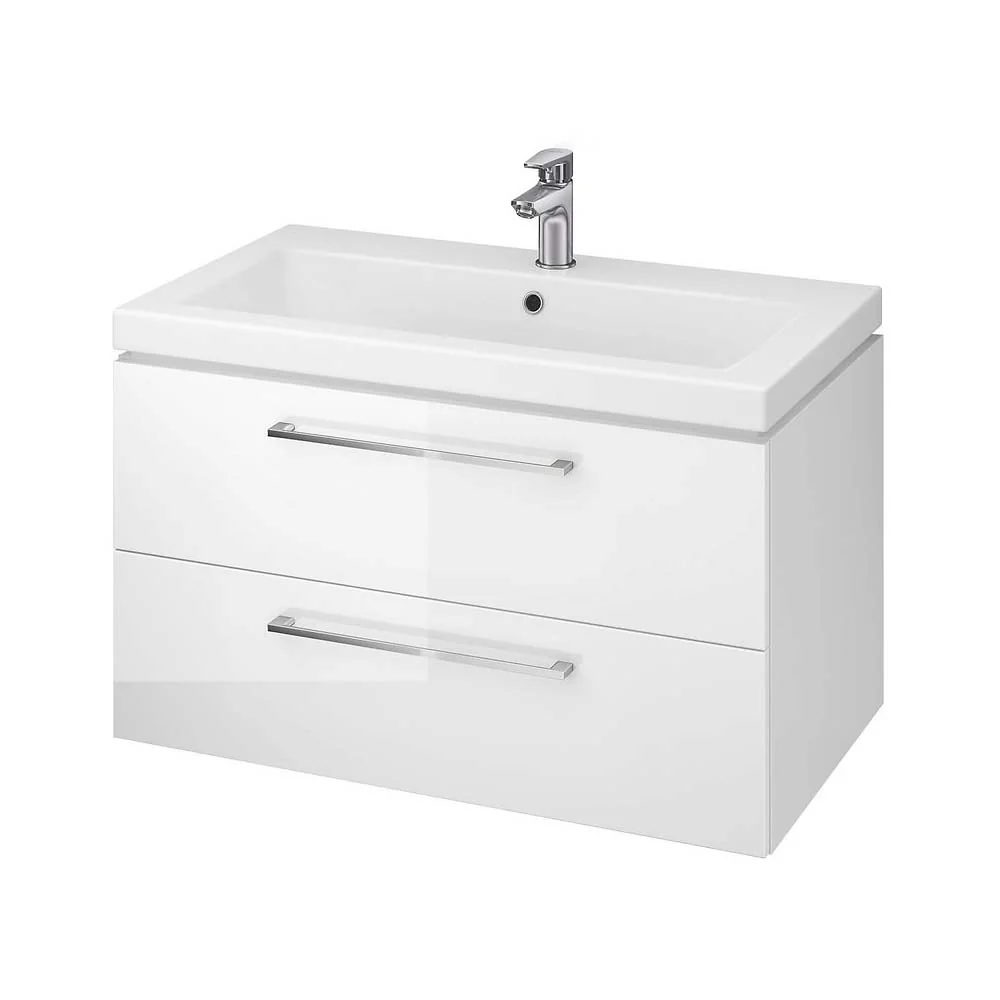 Masca Chiuveta Baie Cersanit Set 809 Lara Como 80 Cm Alb (Baza+Lavoar) DSM S801-149