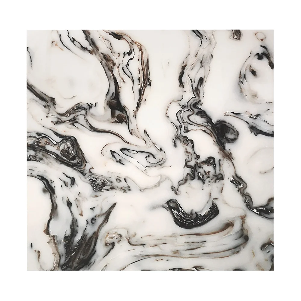 Gresie Exterior / Interior Portelanata River Blue 60 x 60 cm Lucioasa Rectificata Tip Marmura