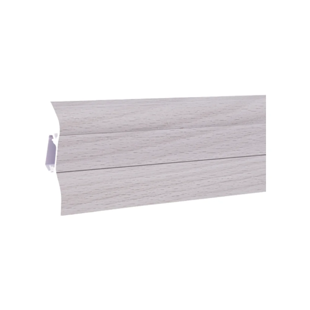 Plinta PVC Parchet Laminat Korner LP52 2500 x 52 x 26 mm Frasin Gri