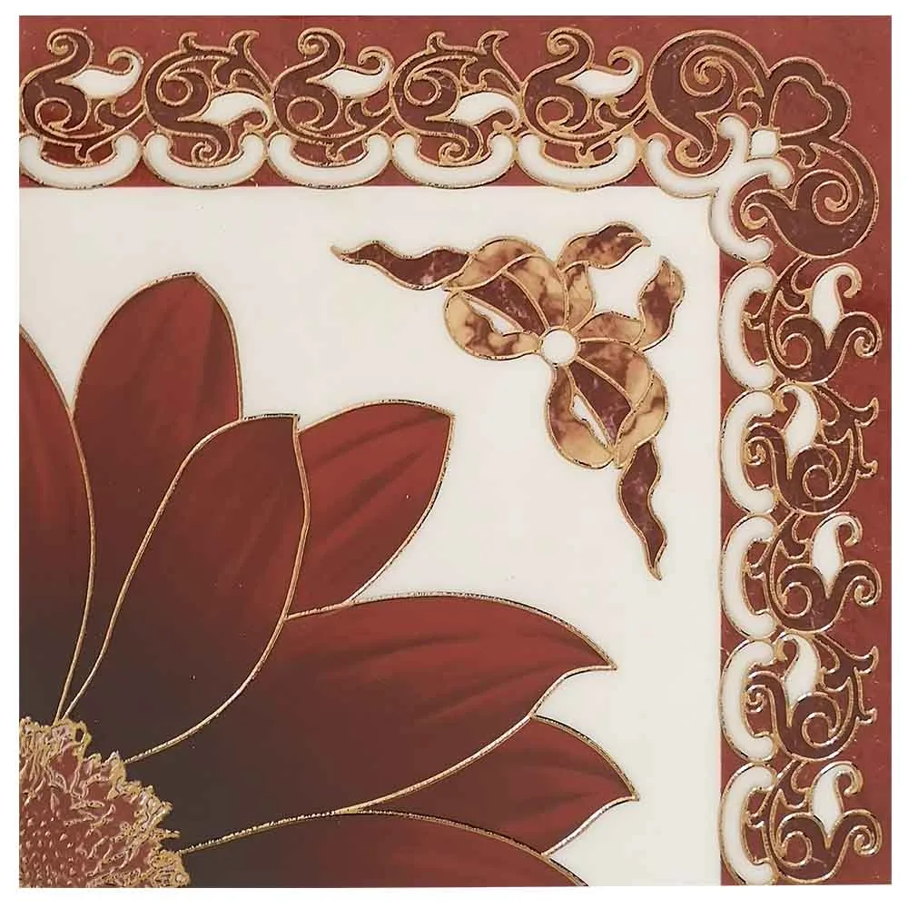 Gresie Decorativa / Covor Ceramic Baroque 1212VB15 120X120 (4 Placi 60X60) Lucioasa