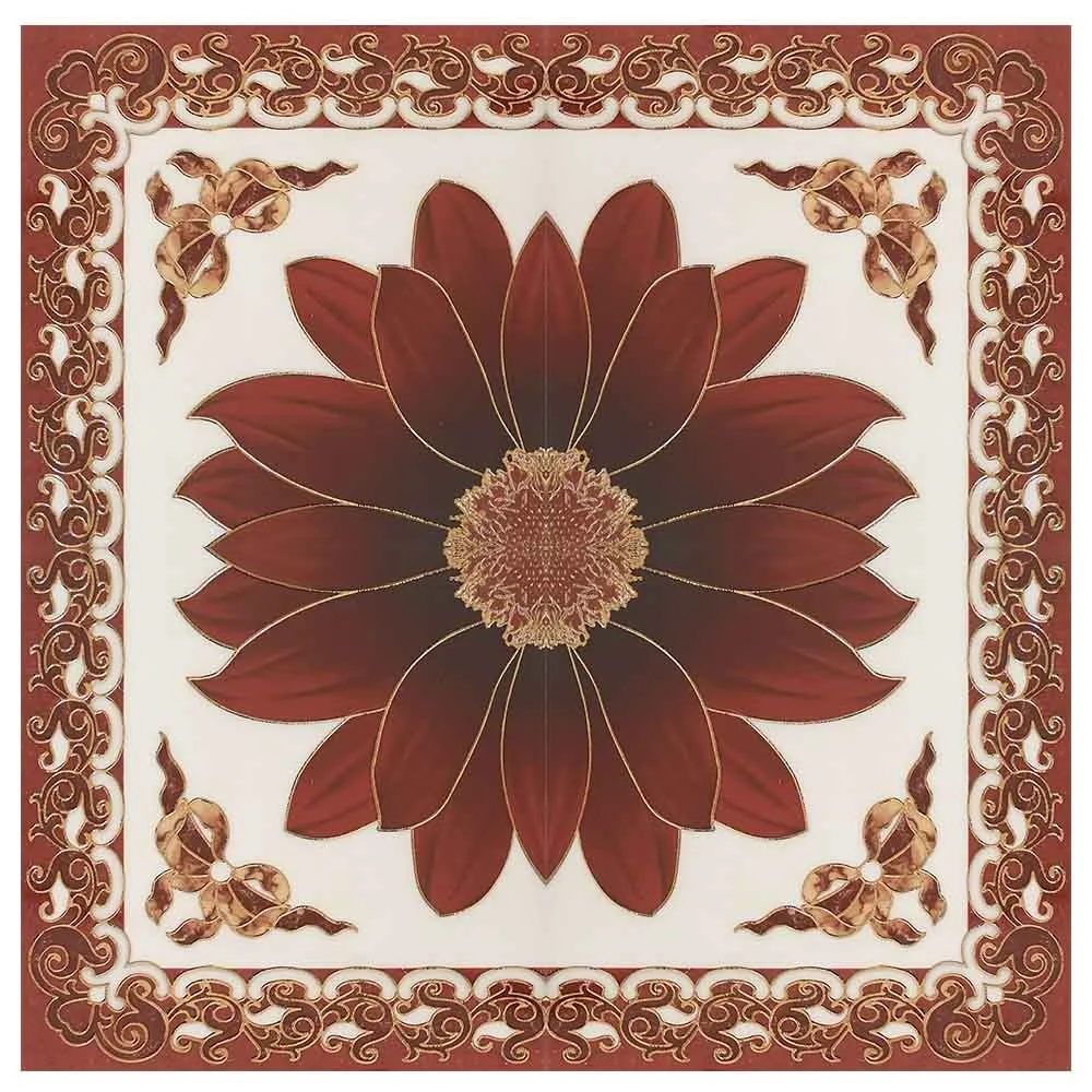 Gresie Decorativa / Covor Ceramic Baroque 1212VB15 120X120 (4 Placi 60X60) Lucioasa