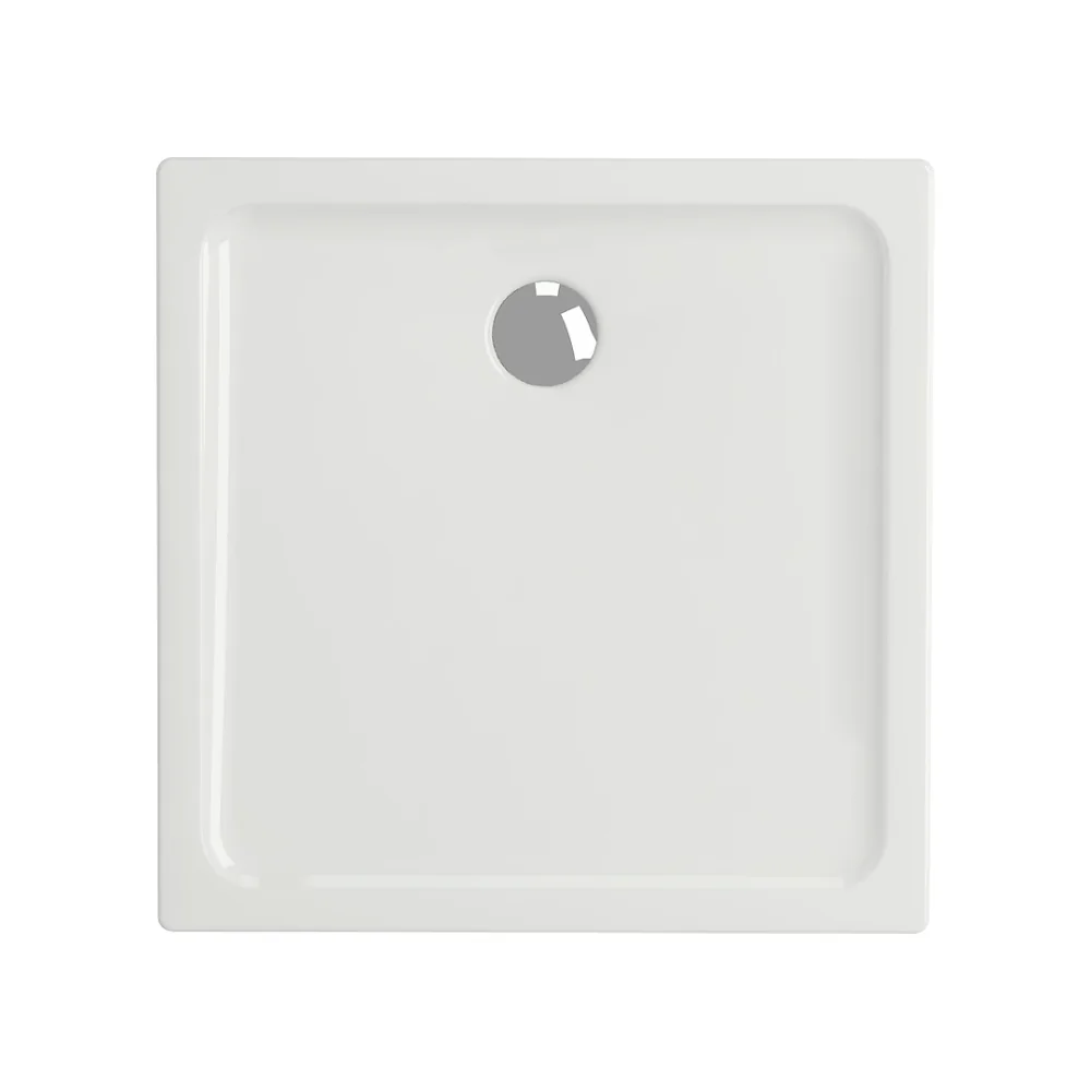 Cadita Dus Patrata Cersanit Tako S204-009 Acril 80 x 80 x 4 Cm