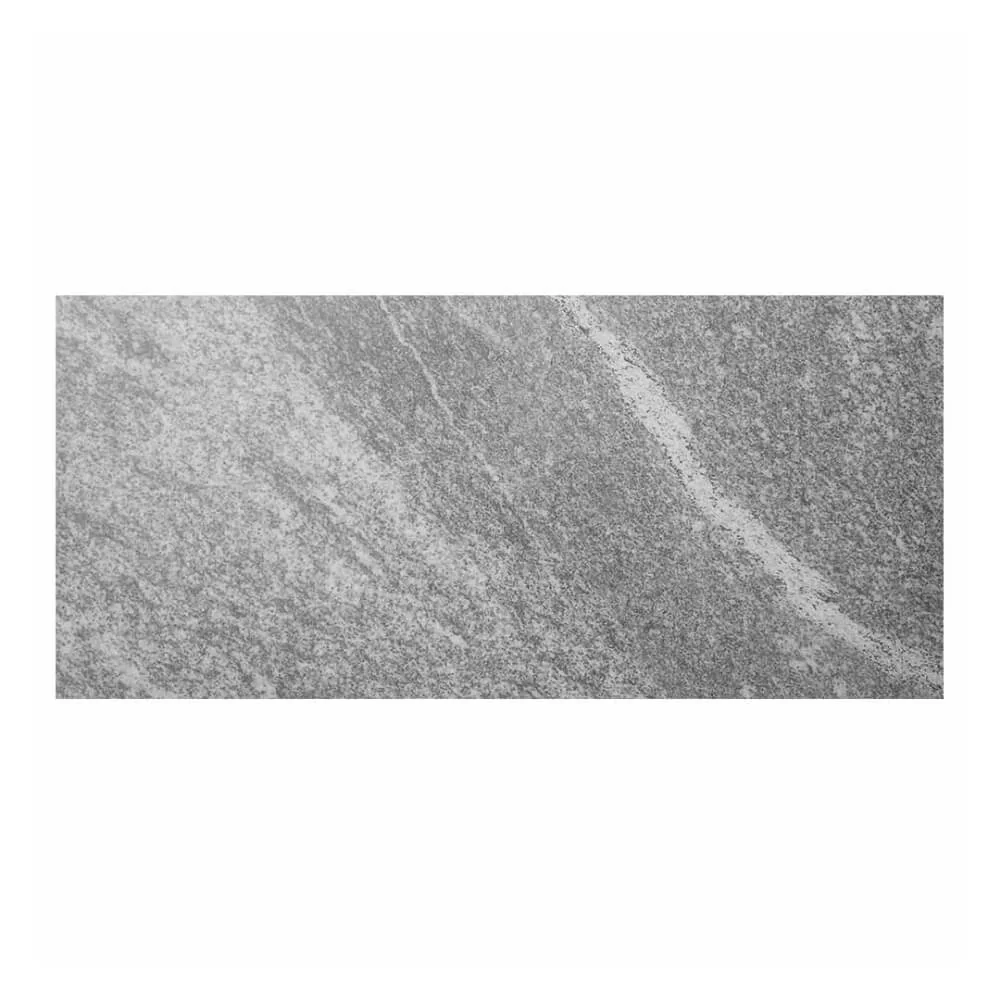 Gresie Exterior / Interior Antiderapanta Thundra Grey 30 x 60 cm Mata Portelanata Tip Piatra Naturala