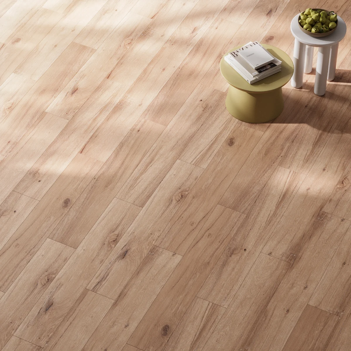 Gresie Tip Parchet Exterior / Interior Shabby Decaf 20 x 120 Cm Mata Portelanata Rectificata