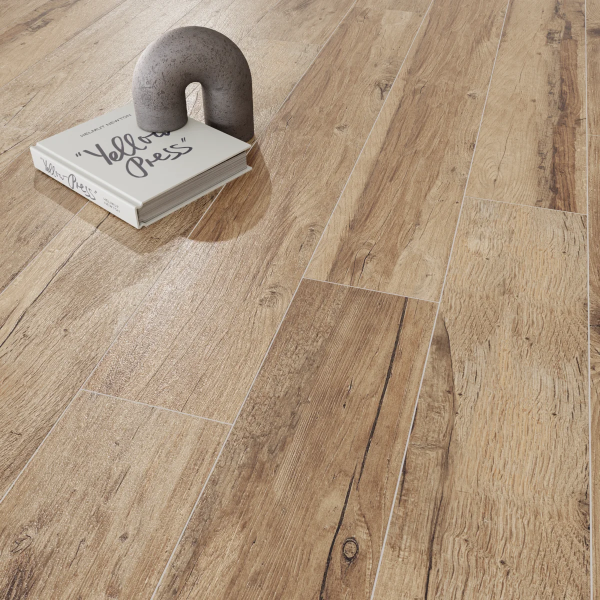 Gresie Tip Parchet Exterior / Interior Tasmanian Oak 20 x 120 cm Mata Portelanata Rectificata