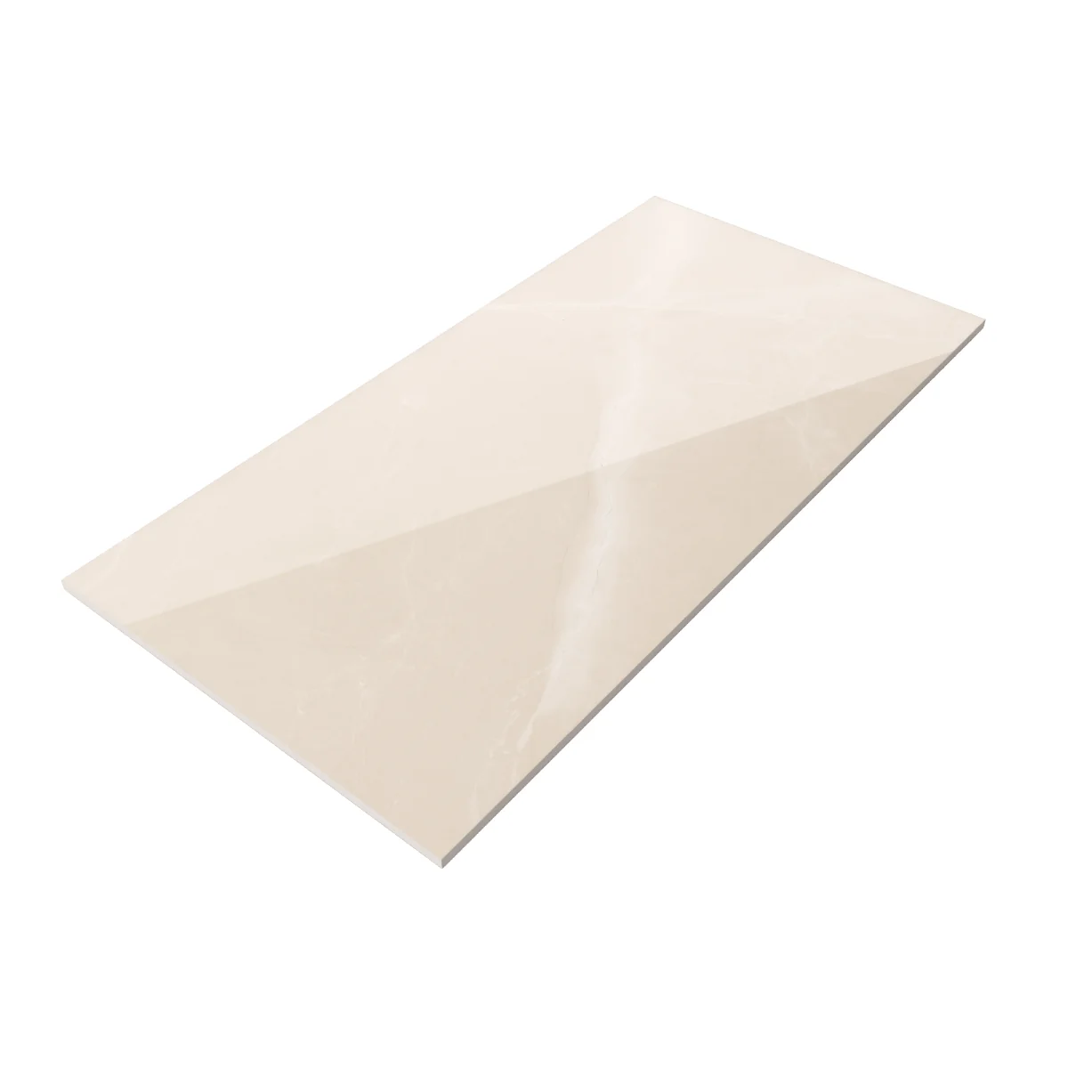 Gresie Rectificata Exterior / Interior Marinace Beige 60 x 120 cm Lucioasa Portelanata Tip Marmura