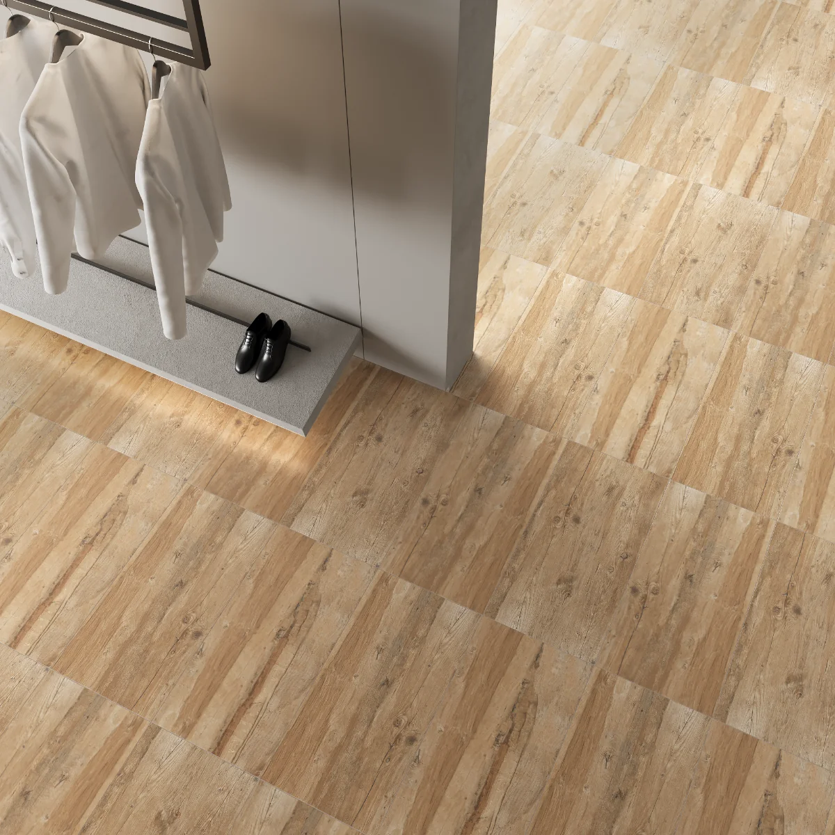 Gresie Tip Parchet Exterior / Interior Tasmanian Gold 60 x 120 cm Mată Porțelanată Rectificată