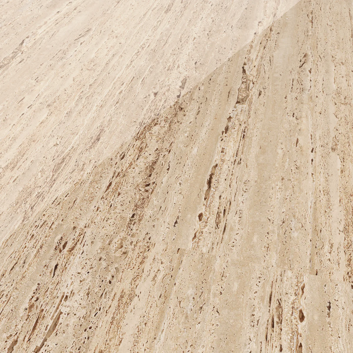 Gresie Rectificata Exterior / Interior Travertino Brass Dark 60 x 120 cm Lucioasa Portelanata Tip Piatra Naturala