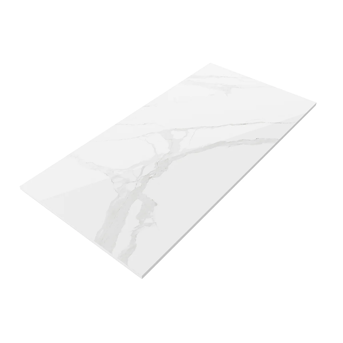 Gresie Rectificata Exterior / Interior Cavavenata Faccia 60 x 120 cm Lucioasa Portelanata Tip Marmura