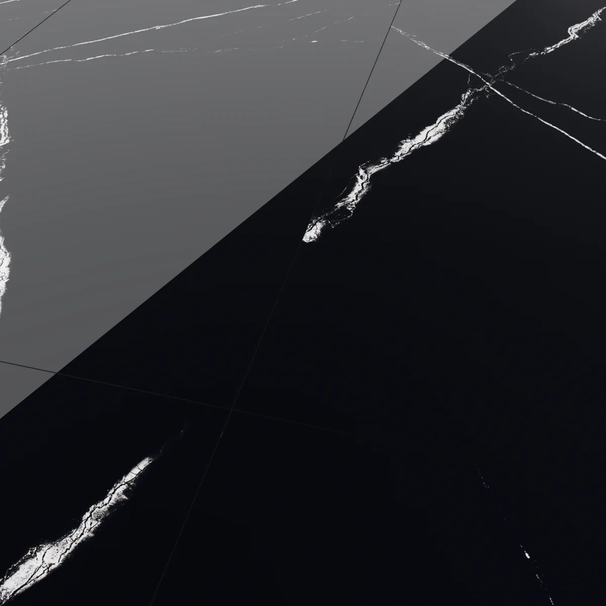 Gresie Rectificata Exterior / Interior Marques White 60 x 120 Cm Lucioasa Portelanata Tip Marmura