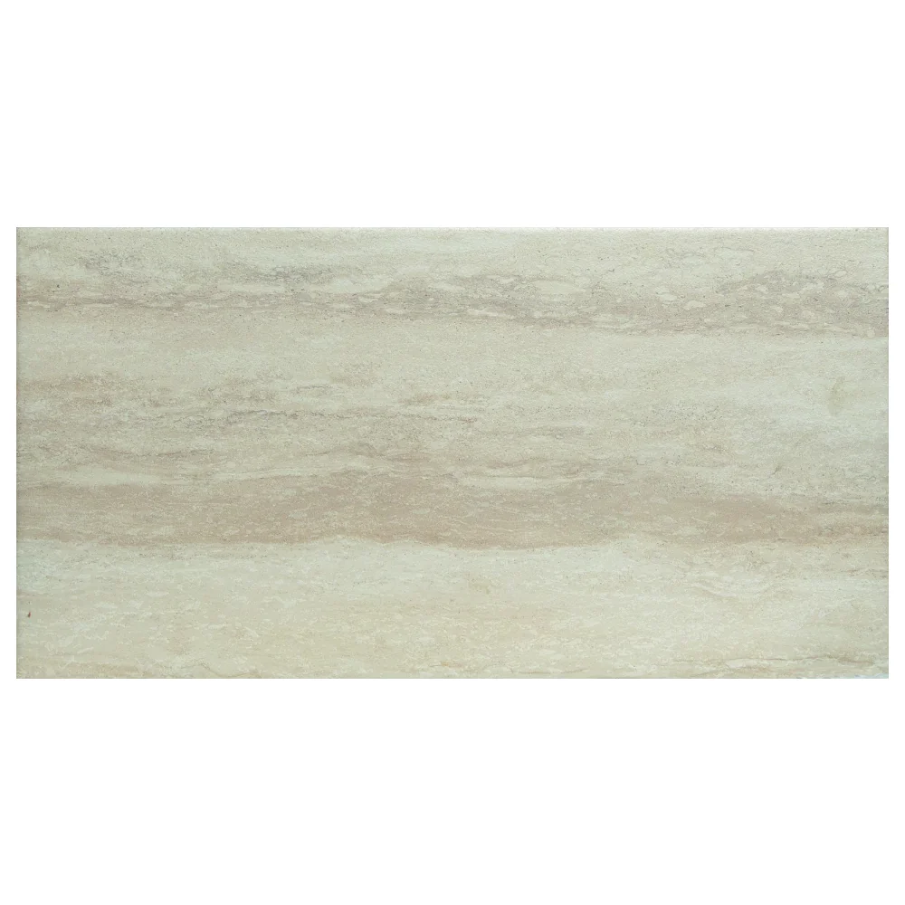 Gresie Exterior / Interior Antiderapanta Esplanade (Travertino Classico) Bone 30 X 60 Cm Mata Portelanata Tip Piatra Naturala