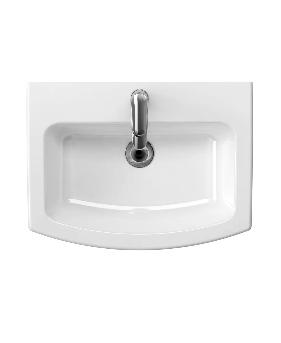 Lavoar Baie Incastrat Alb Lucios Cersanit Easy K102-014 Rectangular 60 Cm Ceramica