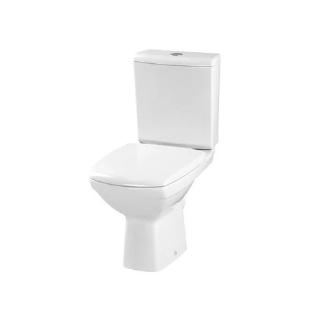 Set Vas WC Pe Pardoseala Cu Rezervor Apa 3/6L Cersanit 543 Carina 020 + Mecanism Si Capac Duroplast K31-060