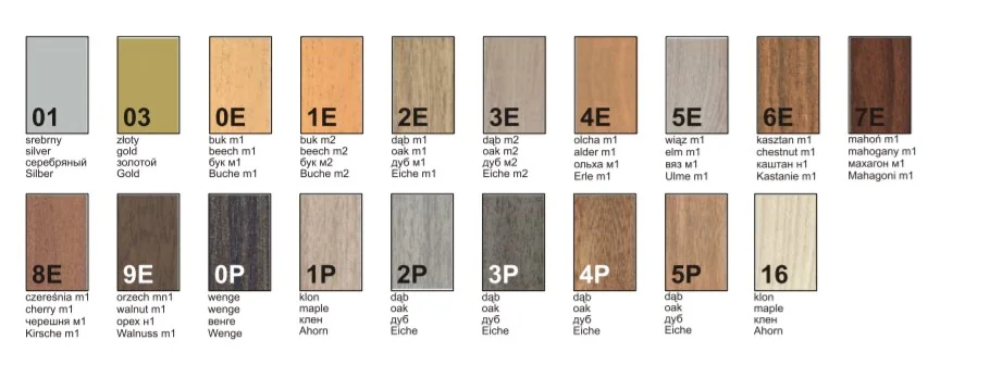 Prag / Profil Trecere Gresie Parchet PVC D-P0100-8E-2000 Cires 36 mm