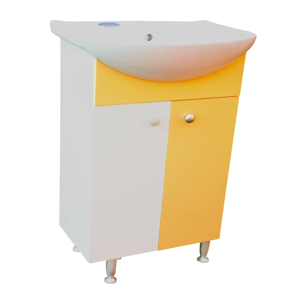 Masca Chiuveta / Lavoar Baie Selena 70 cm Alb-Cream