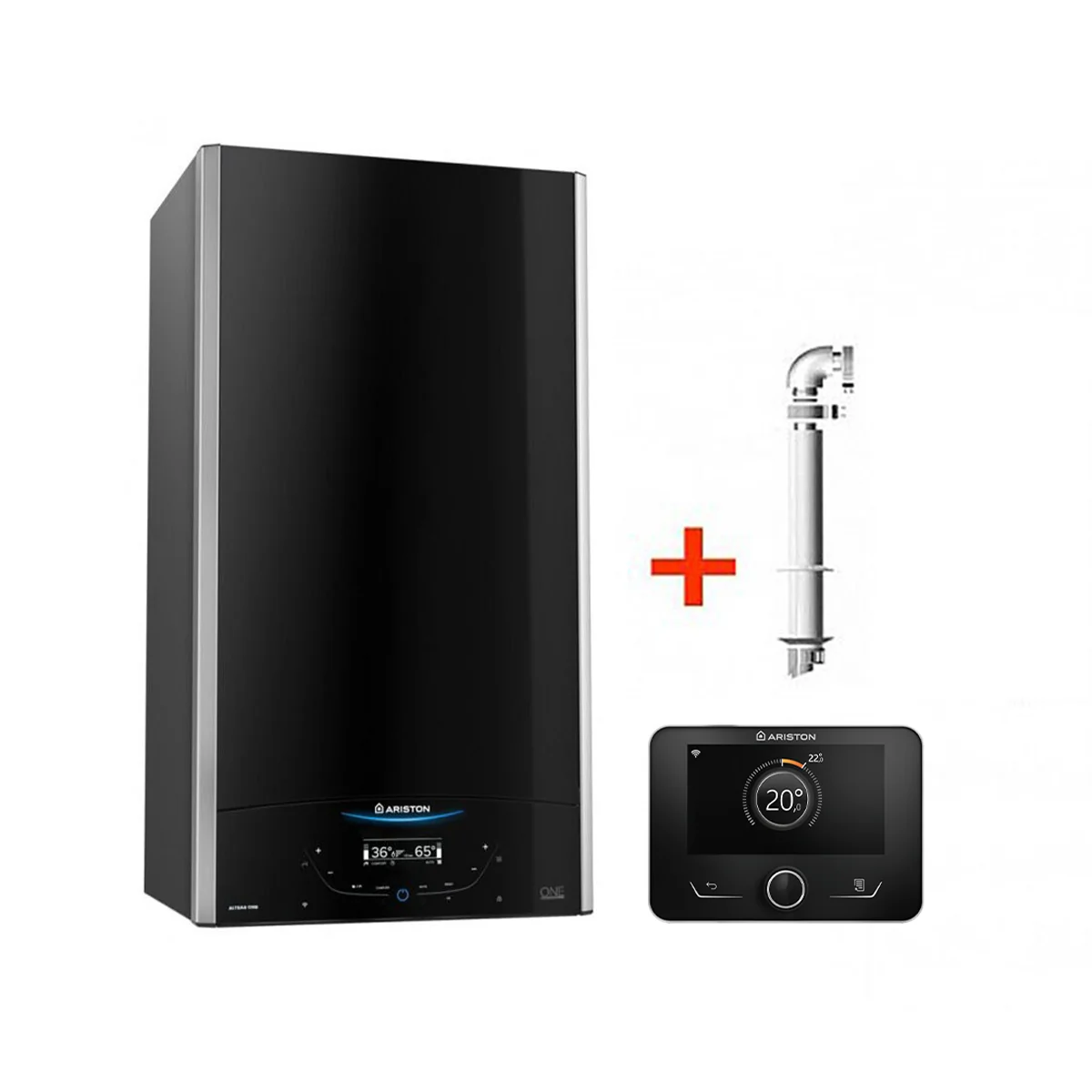 Centrala Termica Alteas ONE Net Ariston 30 KW + Kit Evacuare + Termostat