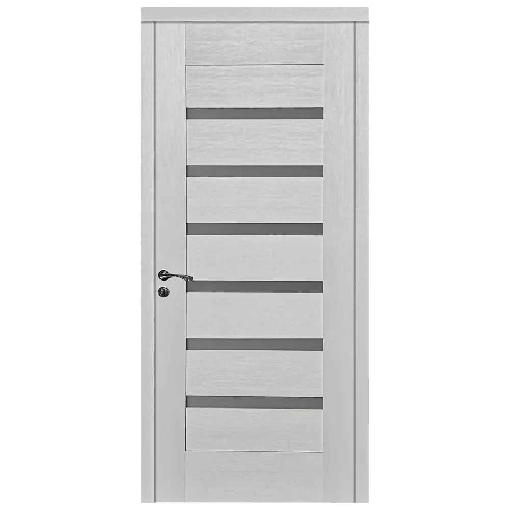 Usa De Interior Din Lemn Cu Geam KMC-034 Alba 2000/600