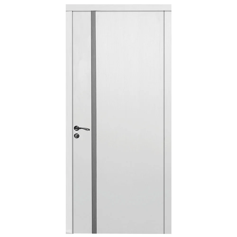 Usa De Interior Din Lemn Cu Geam KMC-035 Alba 2000/800